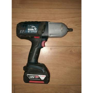 Bosch GDS 18 V-LI HT High Torque Impact Wrench inc 1x 4Ah Battery