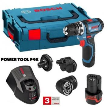 new - Bosch GSR 12V-15 FC Combination KIT / SET - 06019F6070 3165140847728