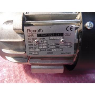 Drehstrommotor Greece Mexico Rexroth MNR 3842503783 230/400V 0,18KW 1380UpM unbenutzt