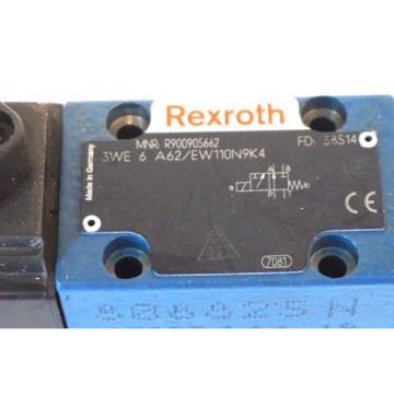 NEW USA Korea REXROTH 3WE-6-A62 / EW110N9K4 VALVE R900905662 3WE6A62EW110N9K4