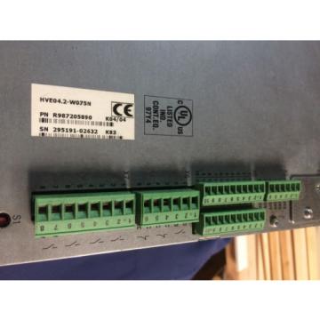 SALE!! Italy Canada Rexroth Indramat HVE04.2-W075N POWER SUPPLY WITH BLEEDER HZB02.2-W002N