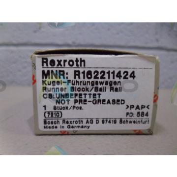 REXROTH Russia Korea R162211424 RUNNER BLOCK *NEW IN BOX*