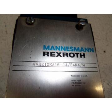 REXROTH Canada Australia 4WRE10EA16-14/24K4/M DIRECTIONAL VALVE *USED*