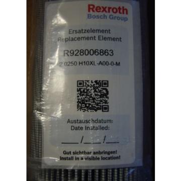 Bosch Egypt Korea Rexroth Hydraulic Filter R928006863 2.0250 H10XL-A00-0 160mm x 50mm 350LEN