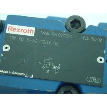 NEW India Germany REXROTH R900922541, DR 30-5-52/100Y/12 HYDRAULIC VALVE,BOXZK