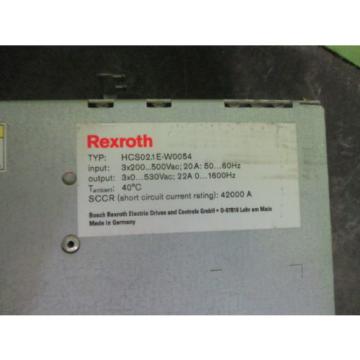 REXROTH Egypt Canada HCS20.1E-W0054 SERVO DRIVE *NEW NO BOX*