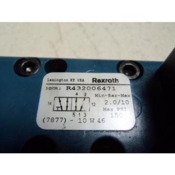 REXROTH USA Russia GT-010062-02424 SOLENOID VALVE *USED*