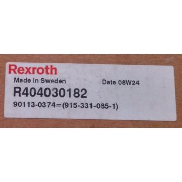 NEW! France USA REXROTH Shut off valve  R404030182 0821300935 Tetra 90113-0374