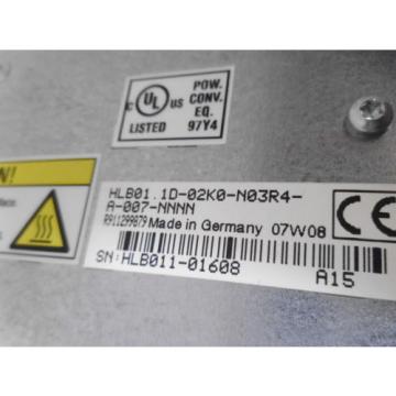 REXROTH Canada Australia HLB01.1D-02K0-N03R4-A-007-NNNN DRIVE POWER BREAK MODULE *NEW NO BOX*