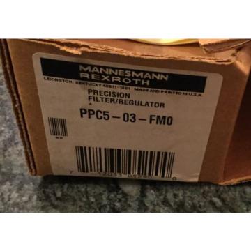 mannesmann France Singapore rexroth precision filter regulator PPC5-03-FMO