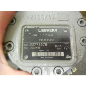 NEW Germany USA LIEBHERR REXROTH HYDRAULIC MOTOR R910975192 # 510235108