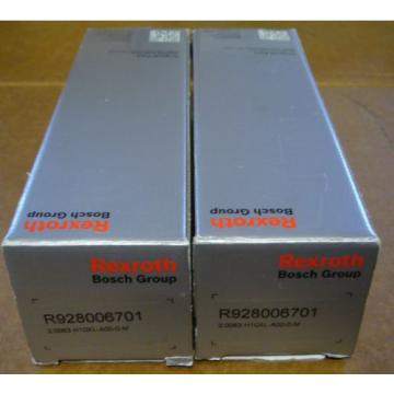 Lot Dutch Australia of 2 Bosch Rexroth Filters R928006701 2.0063 H10XL-A00-0 160mm x 50mm 350LEN