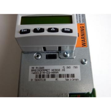 Rexroth Egypt Dutch Indra Drive HCS02.1E-W0012-A-03-NNNN Umrichter