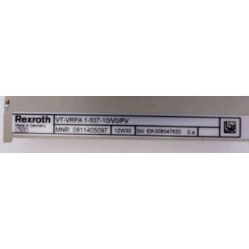 Rexroth Italy USA PV60 VT-VRPA 1-537-10/V0/PV 0811 405 097 0811405097 -unused/OVP-