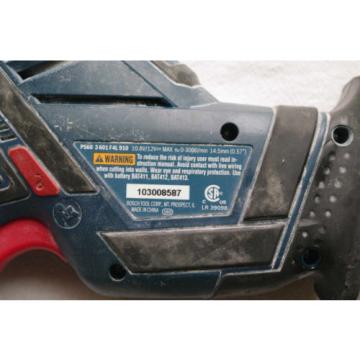 Bosch 12 V. PS60 Cordless Reciprocating Saw Lithuim-Ion  with BAT411 Battery