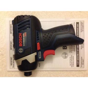 New Bosch 12V 12 Volt Lithium Ion PS41B 1/4&#034; Hex Cordless Impact Driver PS41