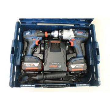 BNIB BOSCH Professional Robust Series Dual Drill Set GDX 18 V-EC/VE-2-LI Bundle