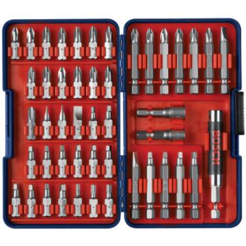 Bosch Titanium Tough Grip Coating 47-Piece Screwdriver Bit Set with Hard Case