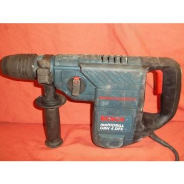 BOSCH GBH 4DFE ROTARY SDS PLUS HAMMER DRILL MULTIDRILL 110v 4KG 3 MODE