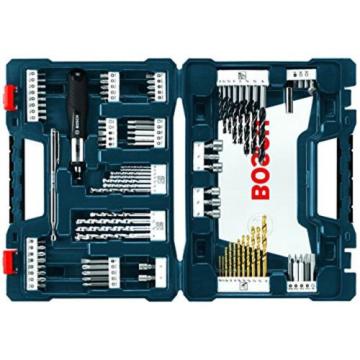 New Bosch MS4091 Drill and Drive Multi Bit Set, 91 Piece + Ratchet &amp; Tough Case