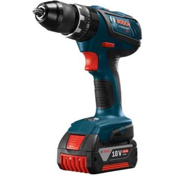 Bosch Li-Ion Hammer Drill/Driver Cordless Power Tool Kit 18-Volt Keyless HDS181A