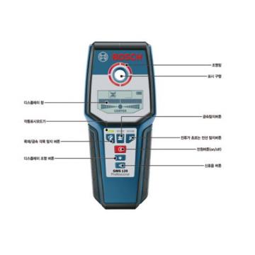 BOSCH GMS120 Professional Wall Detector Multi Material Cable WallScanner