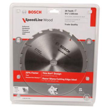 Bosch Speedline Wood Circular Saw Blades 235mm  - 20T, 40T or 60T