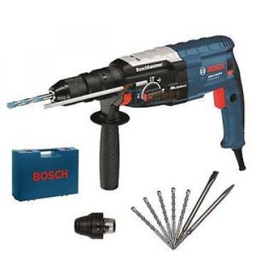 BOSCH DRILL HAMMER GBH 2-28 DFV + 5 SDS BITS + 2 CHISEL + CASE + CHUCK