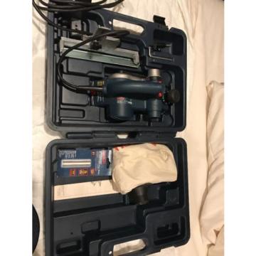 Bosch Planer Model 1594 Corded Electric 6.5 AMP 3-1/4&#034; Hard Case Bag Extr Blades