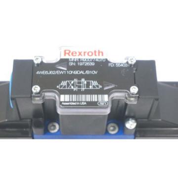 NEW Dutch Italy REXROTH 4WE6J62/EW110N9DAL/B10V VALVE W/ 4WEH16W72/6EW110N9ETDAL/B10V