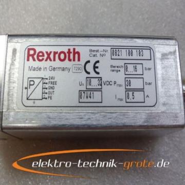 Rexroth China china 0821 100 103 Druckschalter &lt;ungebraucht&gt;