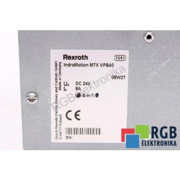 MTXVPB40 Italy Korea 24VDC 8A INDRAMOTION INDRACONTROL V REXROTH 12M WARRANTY ID4210