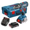 Bosch GSB182LI plus 18v combi cordless drill 2x2ah li-on batts L box GSB-18-2-LI