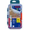 BOSCH TI21A Titanium-Coated 21 PC Drill Bit Set