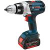 Bosch Lithium-Ion Drill/Driver Cordless Power Tool Kit 1/2in 18V Keyless BLUE