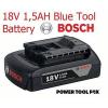 4 ONLY! Bosch 18v 1.5ah Li-ION Battery BLUE TOOLS ONLY 2607336803 #