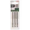 Bosch Screwdriver Bit Set with Standard Quality Drill Drivers 89mm 3 Pieces Pack