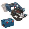 BOSCH 18V BATTERY METAL HANDHELD CIRCULAR SAW GKM 18 V-LI SOLO+L-BOXX 238 #1 small image