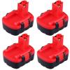 4x For Bosch 2.0AH 14.4V 2607335275 2607335465 2607335276 BAT038 BAT040 Battery #1 small image