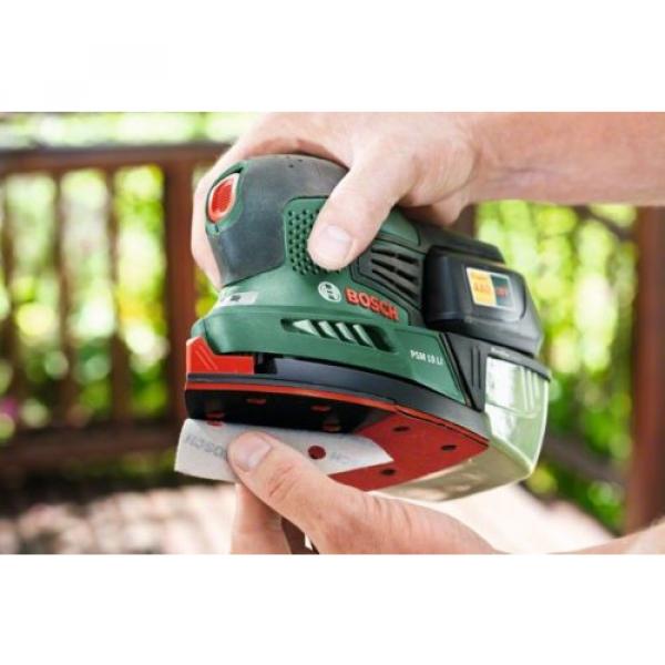 new Bosch (18v/2.0ah) PSM-18 Li - Cordless Sander 06033A1372 3165140740036 * #2 image