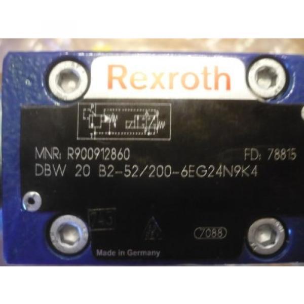 New Dutch Greece Rexroth R900912860 DBW20B2-52/200-6EG24N9K4 Valve #6 image