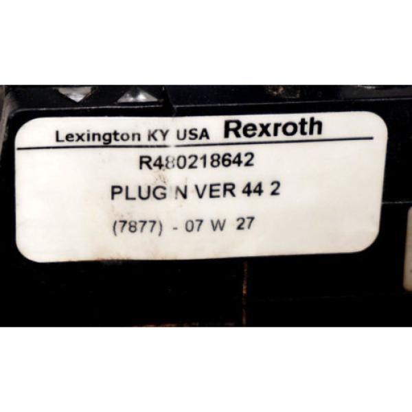 NEW Mexico china REXROTH R480218642 VALVE PLUGIN VER 44 2 W/ 261-108-120-0 VALVE #6 image