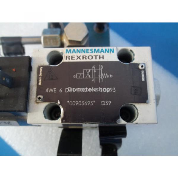 Mannesmann Greece Australia Rexroth 4WE 6 D61/EG24K4 SO293 with LFA 16 D83-70/F #3 image