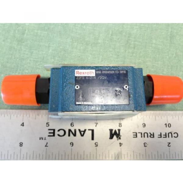 REXROTH Greece Dutch HYDRAULIC CHECK VALVE  Z2FS 6-2-4/2QV MNR R900481624 FD 38910 #1 image