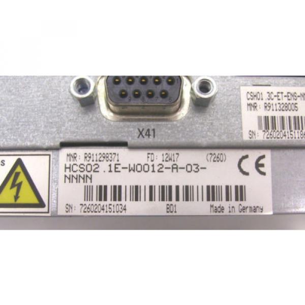 *NEW* Germany India REXROTH INDRAMAT  SERVO DRIVE  HCS02.1E-W0012-A-03-NNNN   60 Day Warranty! #8 image