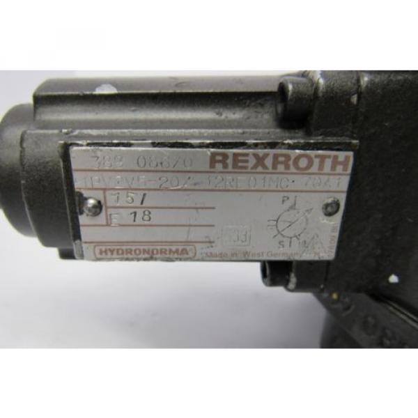 REXROTH Canada Germany 1PV2V5-20/12RE01MC-70A1 HYDRAULIC PUMP #2 image