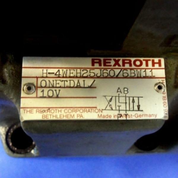 REXROTH Greece Dutch 120VOLTS 50/60HZ DIRECTIONAL CONTROL VALVE 4WE6J52/BW110NDALV #3 image