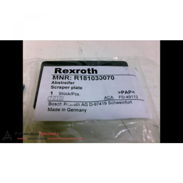 REXROTH China Russia R181030070 SCRAPER PLATE, NEW #194530 #1 image