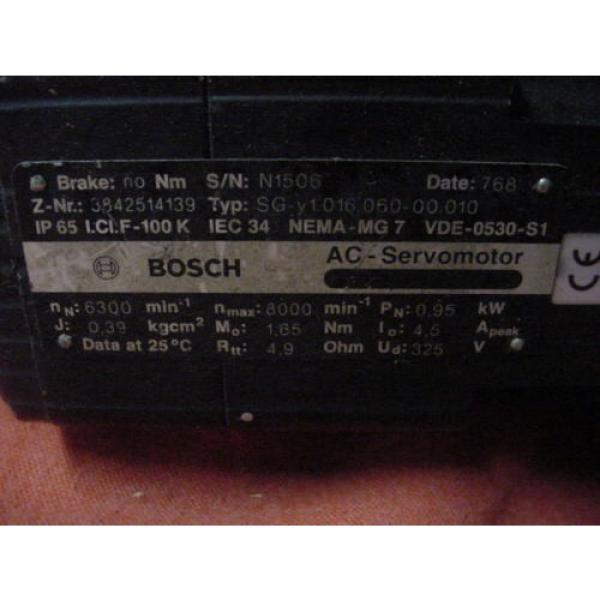 Lot Australia Greece of 3 Bosch Rexroth A/C Servo Motors  Free Shipping! #4 image