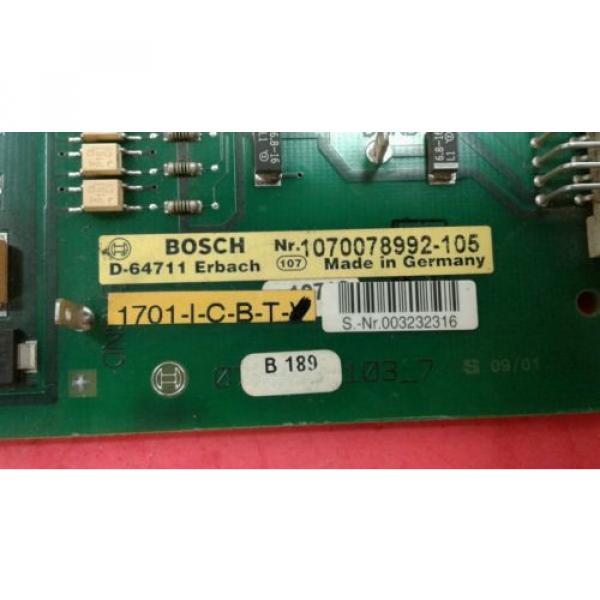 BOSCH Canada Japan REXROTH D-64711 ERBACH 1070078992-105  BOARD.    3B #2 image